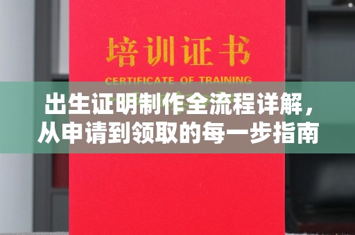宿州出生证明制作全流程详解，从申请到领取的每一步指南
